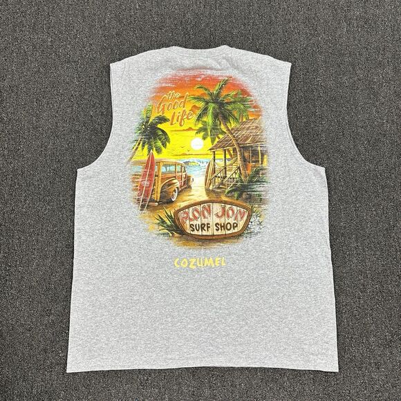 Ron Jon Surf Shop Tank Top Singlet Sleeveless Men’s Cozumel Causal Shirt Size XL - Picture 1 of 6